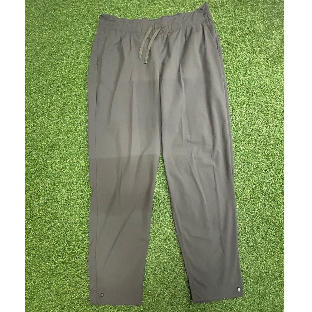 REI Co-op Mens Large Olive Green Active Hiking Jogger Pants Drawstring Elastic